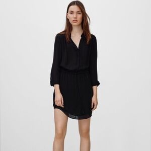 Babaton Bennett Tie Waist Dress Sz M